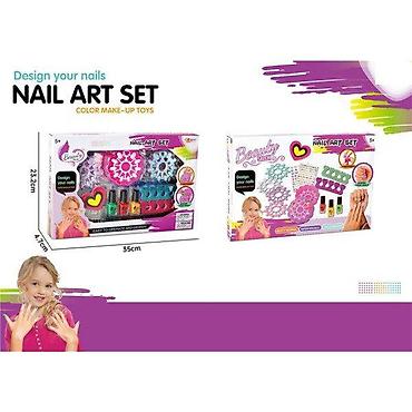air max 25: SET ZA NOKTE – kreativni Nail Art set za decu Opis: - Igračka za — 1