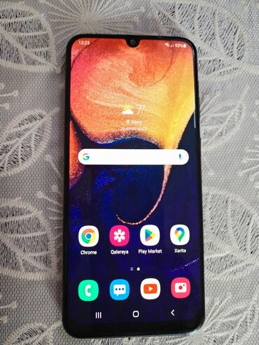 samsung a50 qiymet: Samsung A50, 64 GB, rəng - Qara, Sensor, Barmaq izi, İki sim kartlı