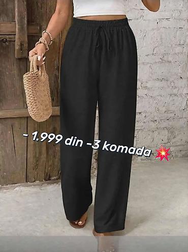 Pantalone: Ženske široke pantalone od viskoze - Materijal: viskoza (lagana — 1