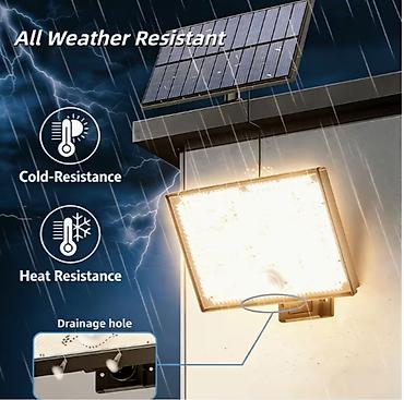 otiraci za kucu pepco: **Solarna zidna LED lampa sa odvojenim panelom – 400 LED** Spoljna — 1