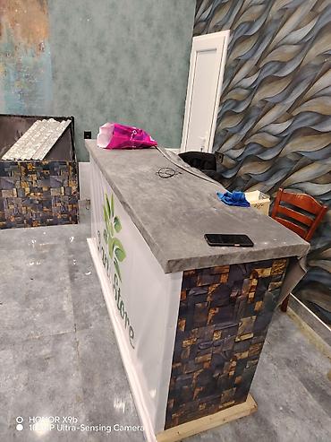 reception masa: Mağaza üçün resepsiyon/qarşılama masası - Material: Üst hissə — 1