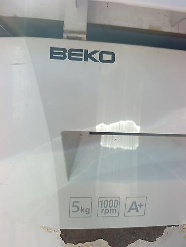 Paltaryuyan maşınlar: Super işləyir . Beko önyükləməli paltaryuyan maşın - Yük: 5 kq - — 5