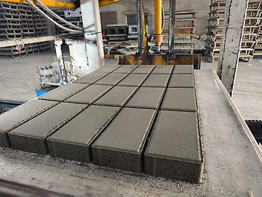 beton panel satisi: Rəngli səki daşları – zavod istehsalı - İkiqat qatlı vibropress — 3