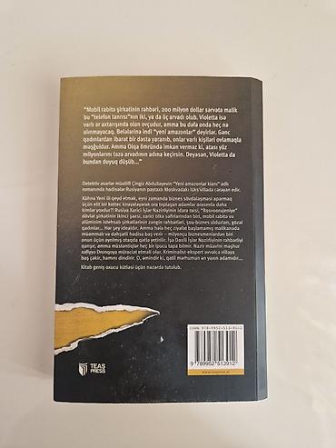 Bədii ədəbiyyat: Kitab – “Yeni Amazonlar klanı” Müəllif: Çingiz Abdullayev Janr — 2