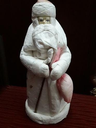 Антиквариат: Советская винтажная новогодняя игрушка Деда Мороза из ваты и — 2