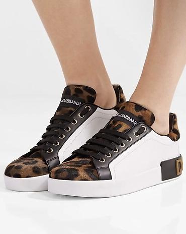saint lauren: Кроссовки, 39, Dolce & Gabbana, Б/у, цвет - Белый, Платная доставка, Самовывоз — 1