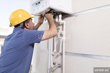 ремонт холодильного оборудования: Kombi quraşdırma və servis xidməti - Divar tipli qaz kombilərinin