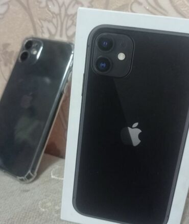айфон 11 цена кыргызстан: IPhone 11, Б/у, 64 ГБ, Черный