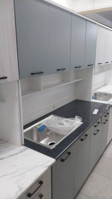 Кухонные гарнитуры: Кухонный гарнитур, Новый, цвет - Белый, ДСП, Платная доставка — 2