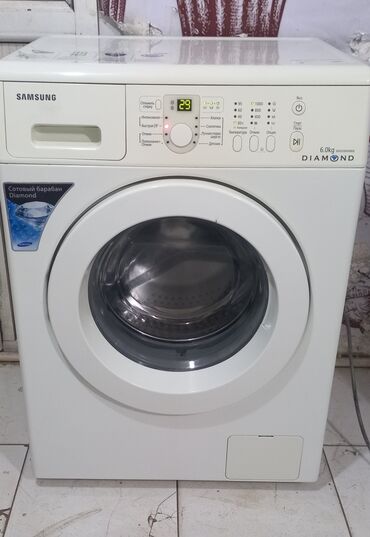 islenmis paltaryuyan maşınlar: Paltaryuyan maşın Samsung, 6 kq, İşlənmiş, Avtomat, Qurutma var, Pulsuz çatdırılma, Ödənişli çatdırılma