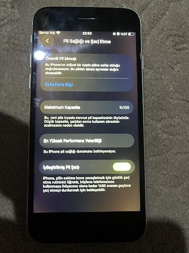 i̇phone barter: IPhone SE 2020, 64 GB, Ağ, Barmaq izi — 3