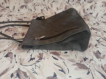 ekru boja: Ženska torba – siva,New Bags kvadratnog oblika, sa dugim kaiševima za — 2