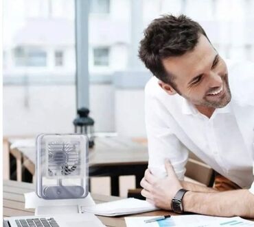 Ostali kućni aparati: Mini KLIMA ventilator prenosiva USB sa baterijom stona lampa NOVO! — 10