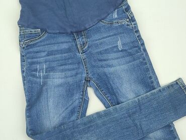 spodnie jeans baggy: Jeansy, XS, stan - Bardzo dobry