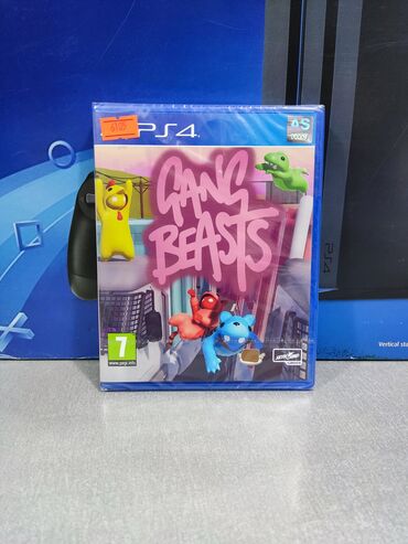 Видеоигры и приставки: Playstation 4 üçün gang beasts oyun diski. Tam yeni, original