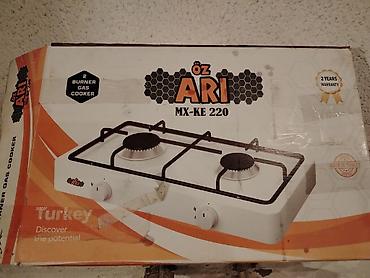 qaz sobalar: Öz ARI MX-KE 220 qaz plitəsi - 2 gözlü qaz sobası (2 Burner Gas — 1