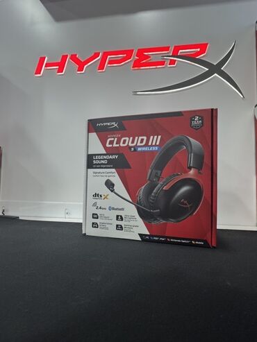 Modemlər və şəbəkə avadanlıqları: HyperX Cloud III Wireless qulaqcıq-mikrofon (gaming headset) -