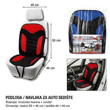 Auto presvlake: KMT jastuk za auto sedište 2000183 Opis: - Mekana podloga za sedište — 1