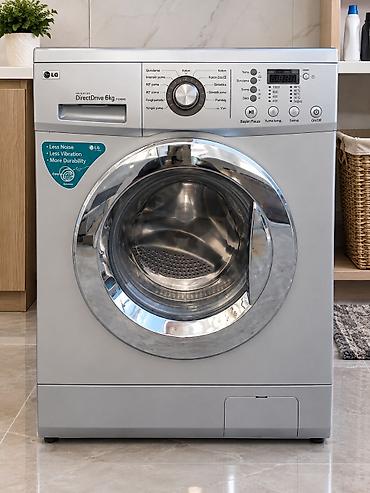 ikinci el paltaryuyanlar: Paltaryuyan maşın LG, 6 kq, İşlənmiş, Avtomat, Qurutma var, Kredit yoxdur, Ünvandan götürmə, Pulsuz çatdırılma — 1