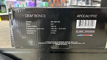 jbl dinamiki: Deaf Bonce Apocalypse AP-M61SE Sylvester – avtomobil üçün mid-range — 2