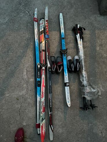 лыжные палки: Срочно продаются лыжные снаряжения, торг возможен