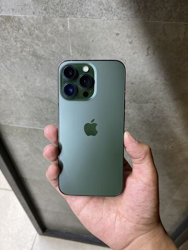 a03 core: IPhone 13 Pro, Б/у, 128 ГБ, Alpine Green, Чехол, 87 %