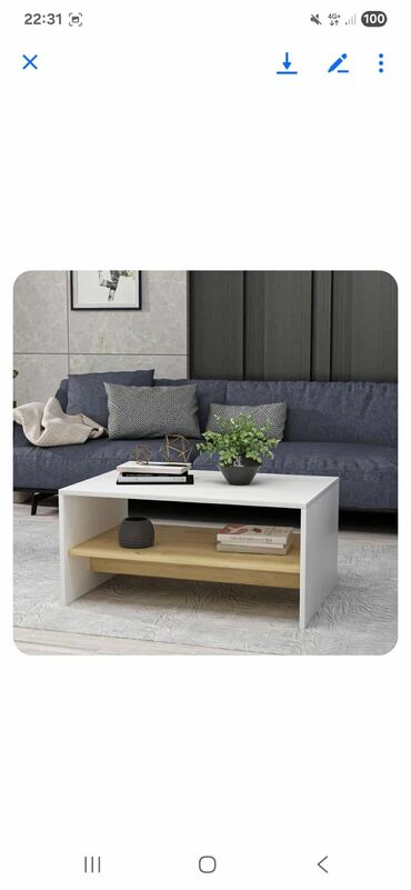 Stolovi: Apollon - White, Sapphire Oak White Sapphire Oak Coffee Table 100% — 12