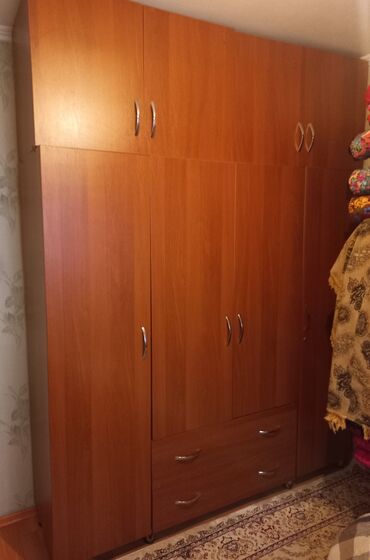 б у мебель продажа: Кийим салуучу шкаф, Колдонулган, Түз, ЛДСП