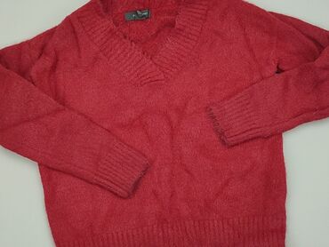 czerwone spódniczka w białe grochy: Sweter, Primark, S, stan - Dobry