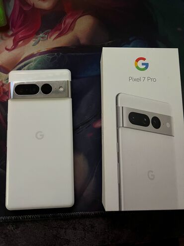 телефон а 7: Google Pixel 7 Pro, Б/у, 128 ГБ, цвет - Белый