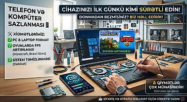 minecraft figurlari: Telefon və kompüter sazlanması xidməti Xidmətlər: - PC və noutbuk — 1