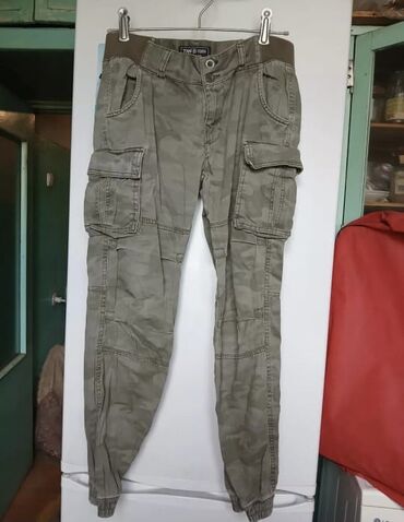 укороченные широкие брюки кюлоты: Карго, Пахта