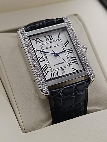 Qol saatları: Yeni, Qol saatı, Cartier, rəng - Göy — 7