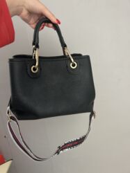 женские маленькие рюкзаки: Сумка с короткой ручкой, Armani Exchange, Б/у