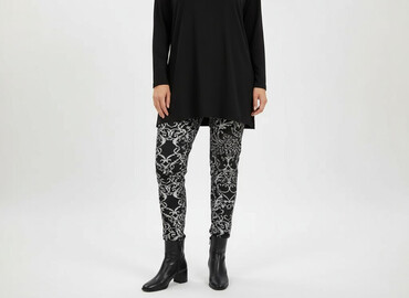 legginsy z połyskiem: ITALY FASHION, Legginsy Eleganckie damskie, rozmiar XL