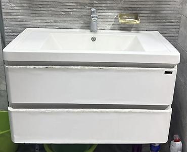 hamam xoncasi: Vanna otağı üçün asma lavabo dolabı dəsti - Brend: SIPOLO (etiket — 2