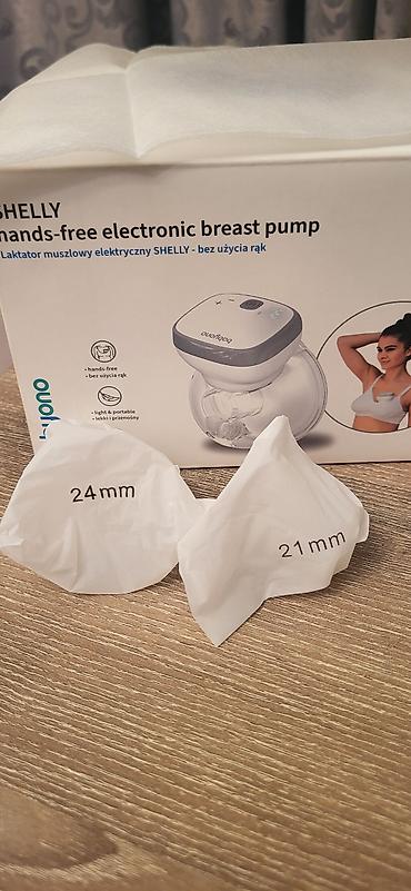 доильный аппарат для женщин: BabyOno SHELLY – əlsiz istifadə üçün elektron döş nasosu Məhsul — 4