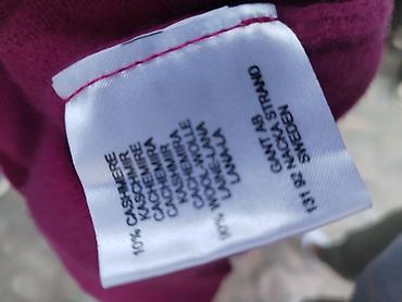 slovo l: Original GANT V-izrez džemper 3XL – Premium Jagnjeća vuna i Kašmir — 3