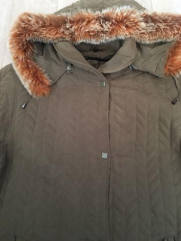 женские корейские куртки: Пуховик, По колено, Корея, 2XL — 2