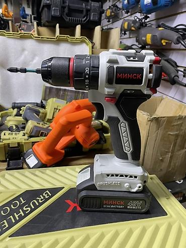 Шуруповерты: Аккумуляторные дрели‑шуруповерты . Доставка по г.Бишкек бесплатно🚚✅ — 25