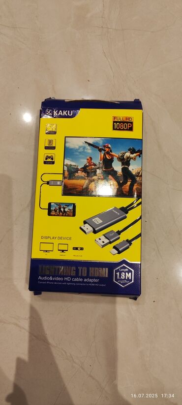 təzə paltar yuyan: Kabel HDMI, Yeni