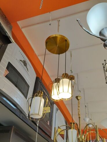 Vazalar: Çılçıraq, 3 lampa, Metal