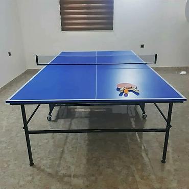 nerd: Təkərli yığılıb açılan rahat daşınan tenis stolu. Yenidir Ölçüləri tam — 6