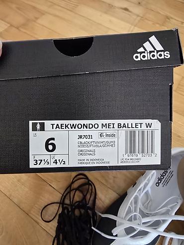 baletka: Baletkalar, Adidas, Ölçü: 37, rəng - Qara, Yeni — 3
