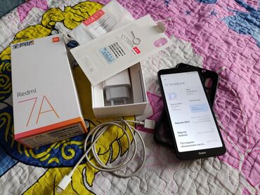 mi 9 se: Xiaomi, Redmi 7A, Б/у, 32 ГБ, цвет - Черный, 2 SIM