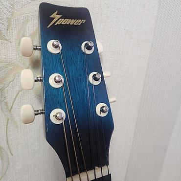 электронный пионино: Акустическая гитара Zpower T-38C-BLS, размер 38", цвет Blue Burst — 1