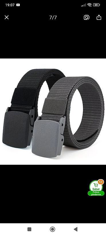 Kəmərlər: Kəmər, Neylon, Yeni — 6