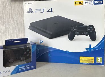 plesteyşn: PlayStation 4 Slim satılır, ideal vəziyyətdədir, 500 GB yaddaş