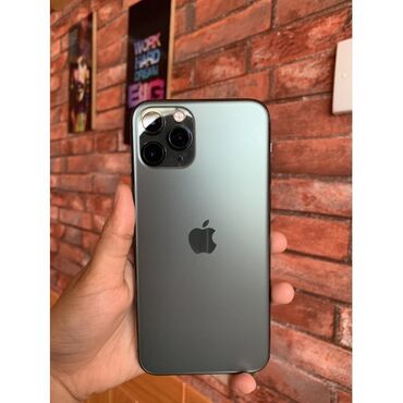 Apple iPhone: IPhone 11 Pro, Б/у, 64 ГБ, Alpine Green, Защитное стекло, Чехол, 82 %