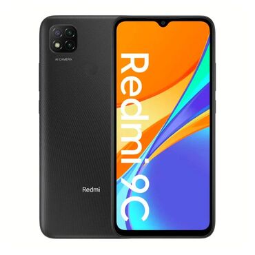 redmi 9 с: Redmi, Redmi 9C, Колдонулган, 128 ГБ, түсү - Кара, 2 SIM